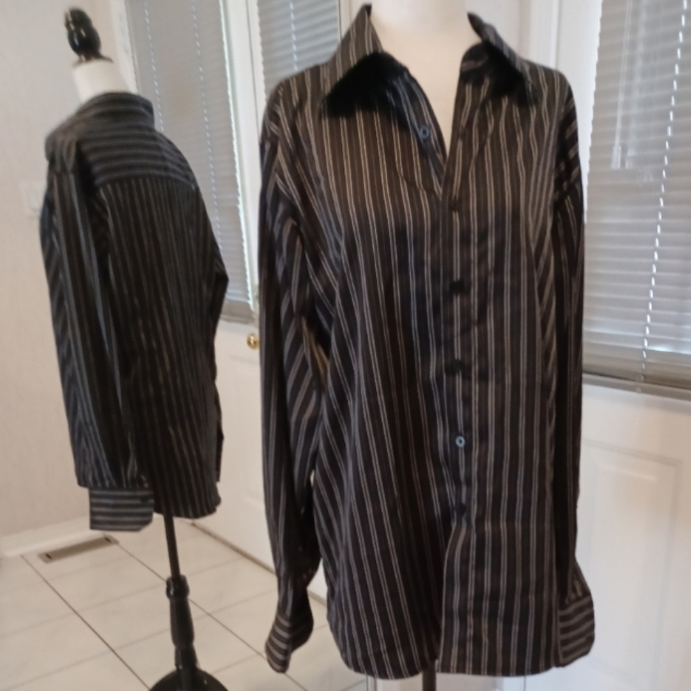 4/$60 New Silky Slim Fit Dress Shirt - Size XL